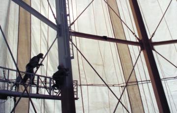 Sandblasting Curtains